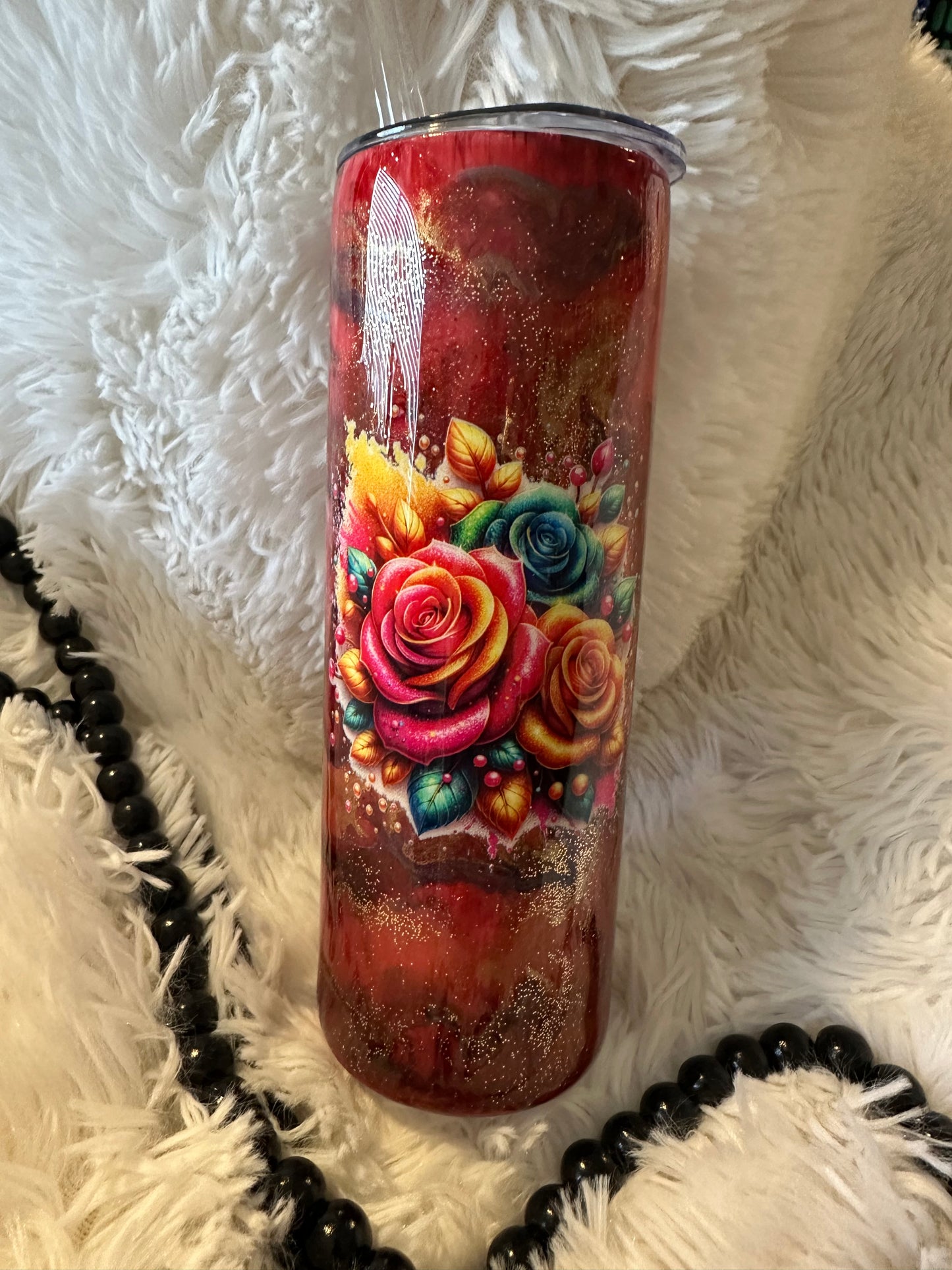 30oz rose tumbler