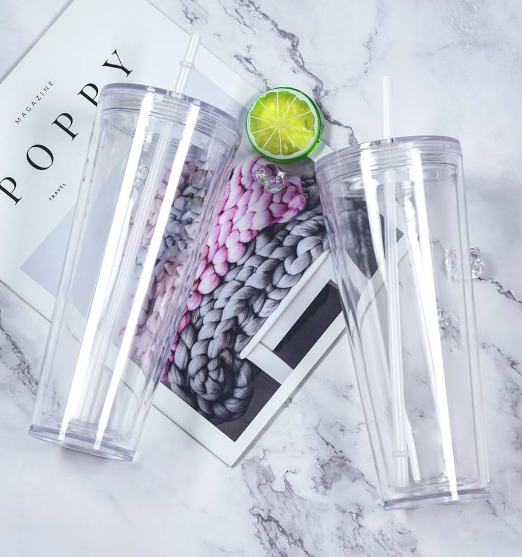 24oz Acrylic Snow Tumblers