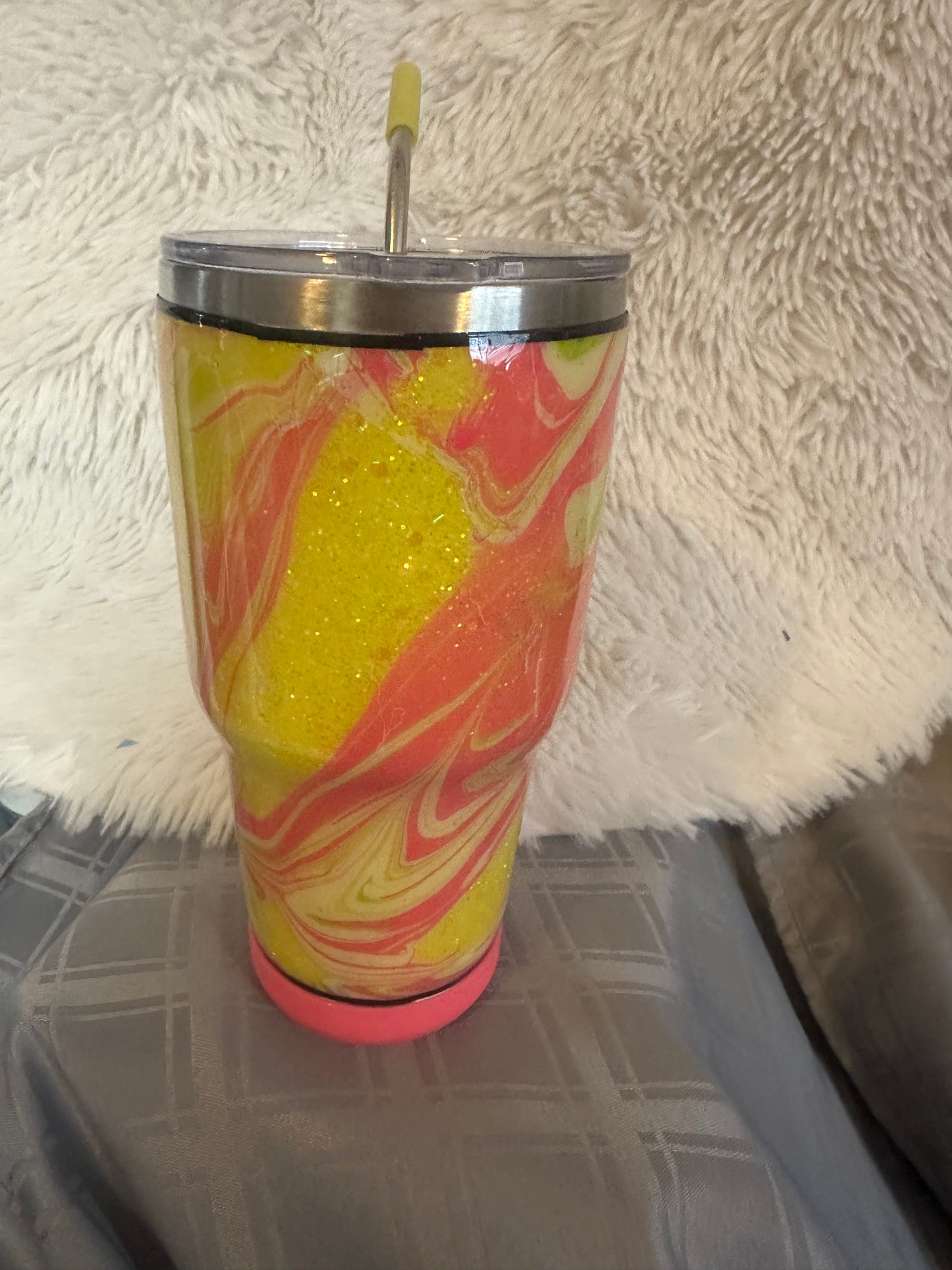 30oz glitter and hydro dipped