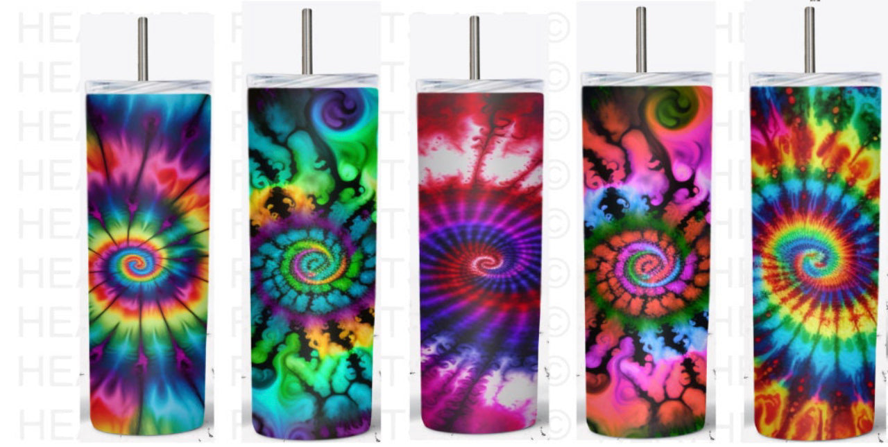 Tie Dye Sublimation Tumbler