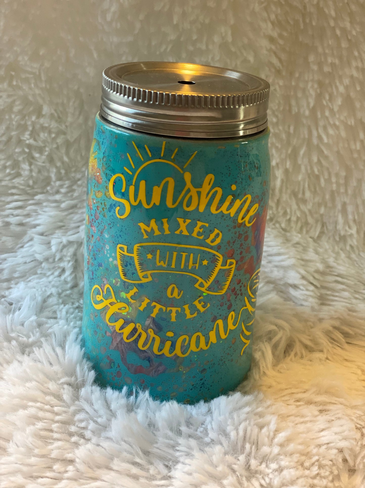 17 oz Mason Jar tumbler
