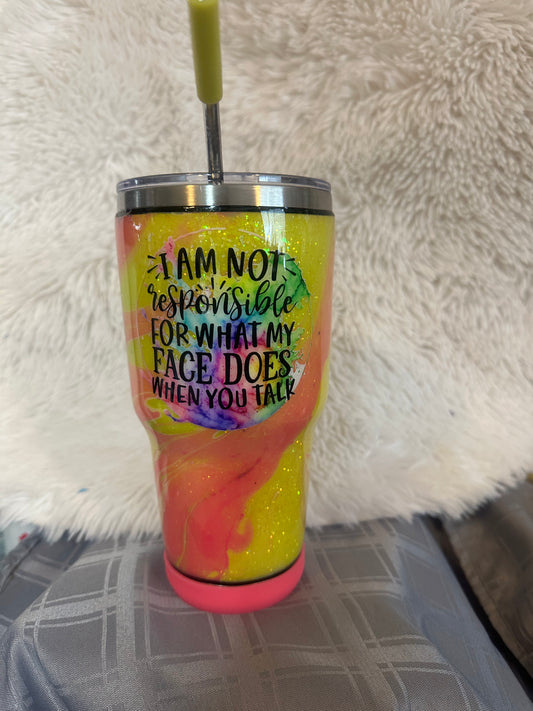 30oz glitter and hydro dipped